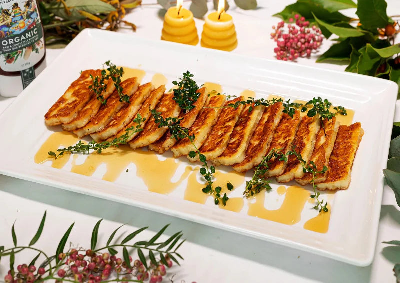 Golden Honey Haloumi